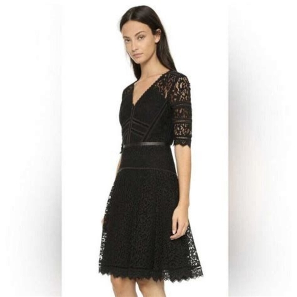 Rebecca Taylor Dresses & Skirts - Rebecca Taylor Chevron Lace Dress